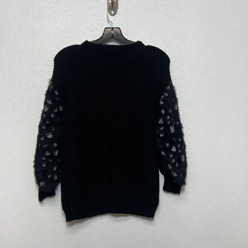 Sweater By Knitted And Knotted In Black, Size: S