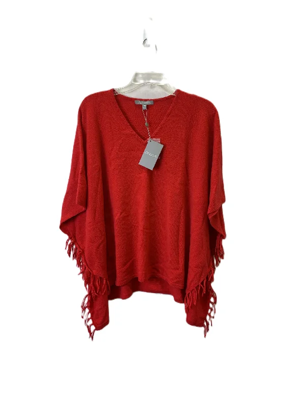 Sweater By Neiman Marcus In Red, Size: L