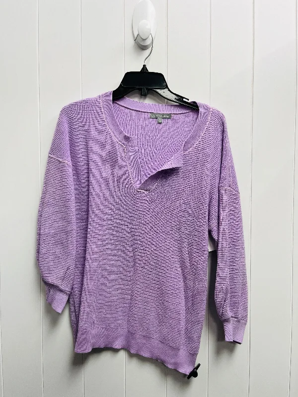 Sweater By Wit & Wisdom In Purple, Size: S