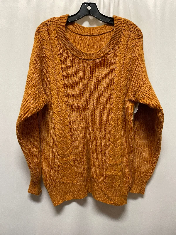 Sweater By Cmf In Brown, Size: L