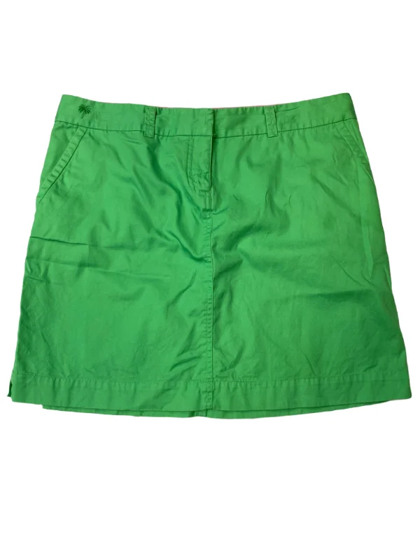 Green Skirt Mini & Short Lilly Pulitzer, Size 12