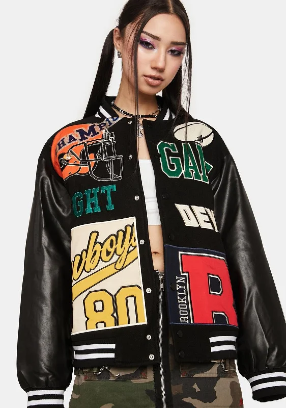 PU Team Baseball Jacket