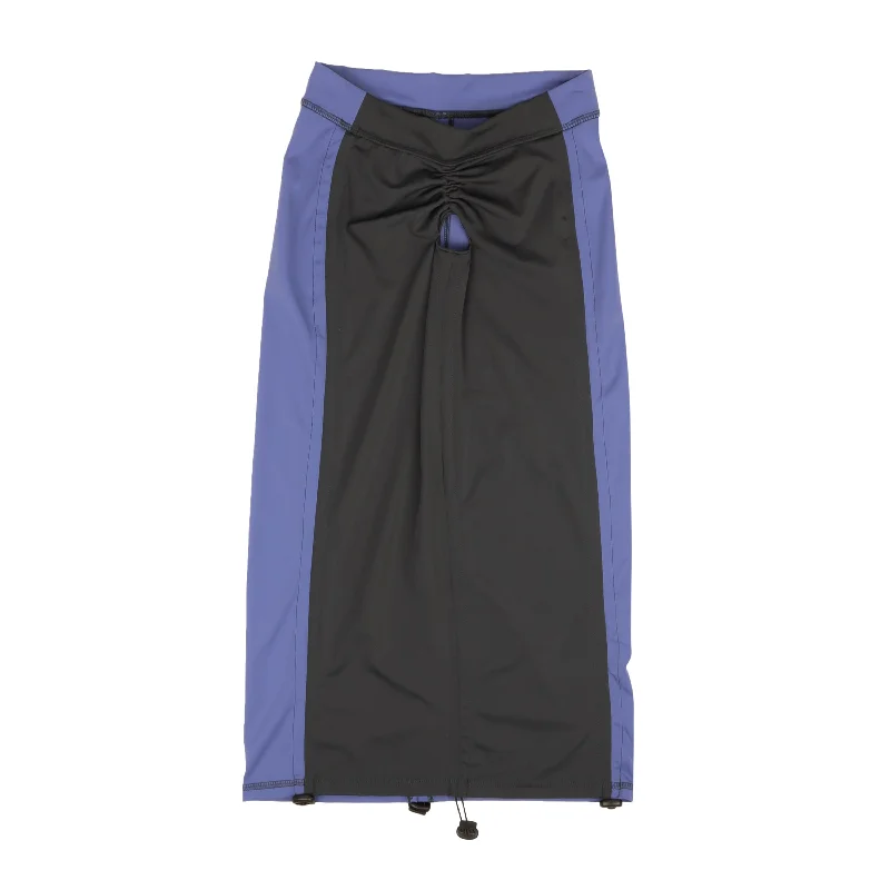 RECINTO DRAWSTRING PEGADITA COBALT MIDI SKIRT