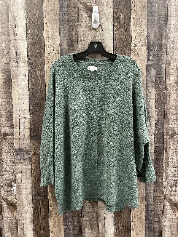 Sweater By Wonderly In Green, Size: L