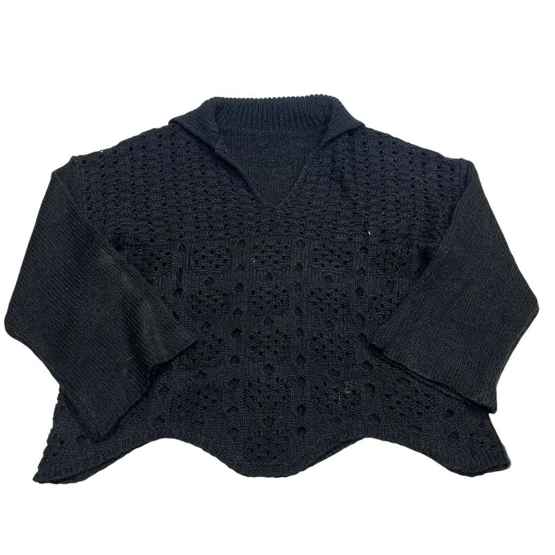 Sweater By Shein In Black, Size: 1x