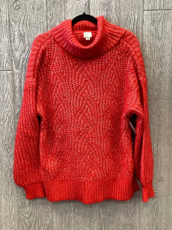 Sweater By A New Day In Red, Size: M