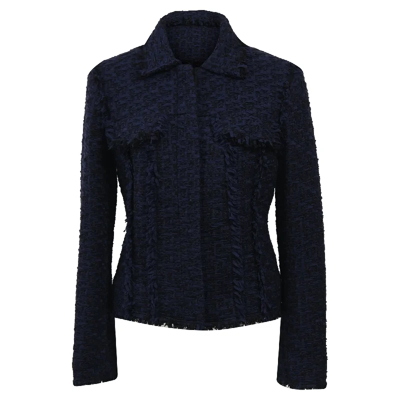 Nina Ricci Buttoned Jacket in Wool Tweed