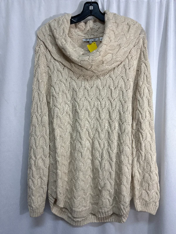 Sweater By Eight Eight Eight In Tan, Size: Xl