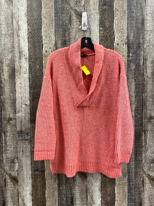 Sweater By Talbots In Peach, Size: M