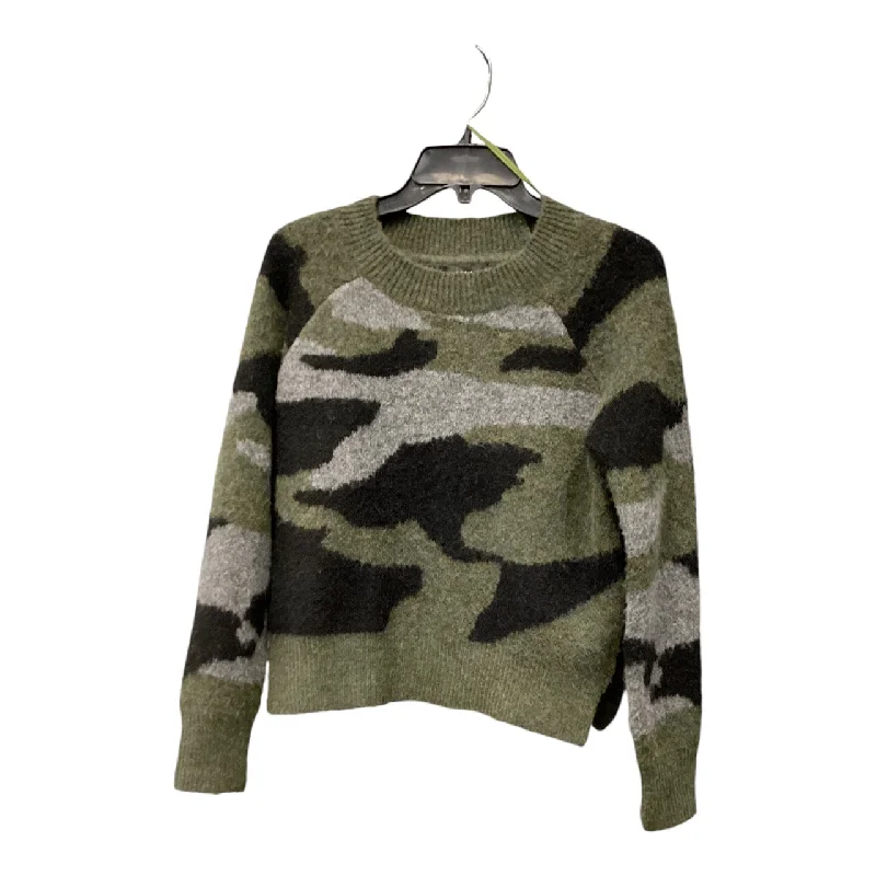 Sweater By Aqua In Camoflauge, Size: Xs