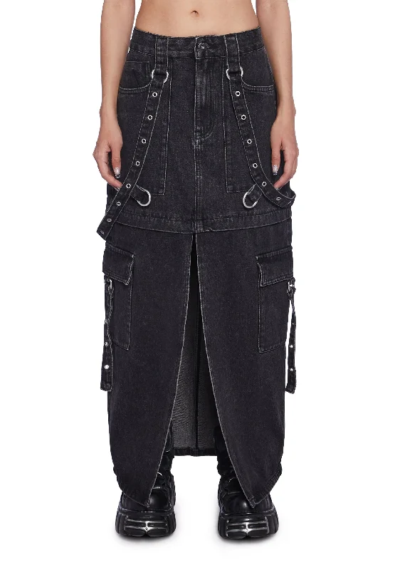 Bondage Midi Skirt