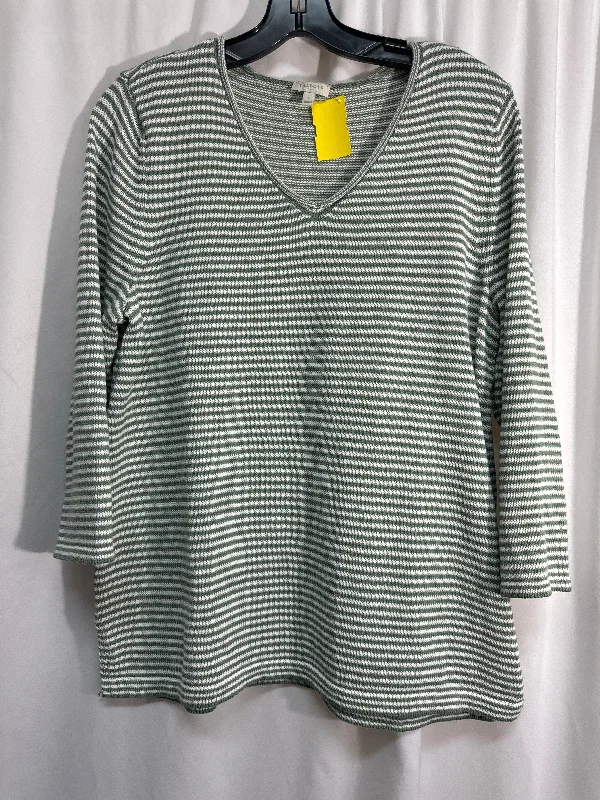 Sweater By Talbots In Green, Size: L