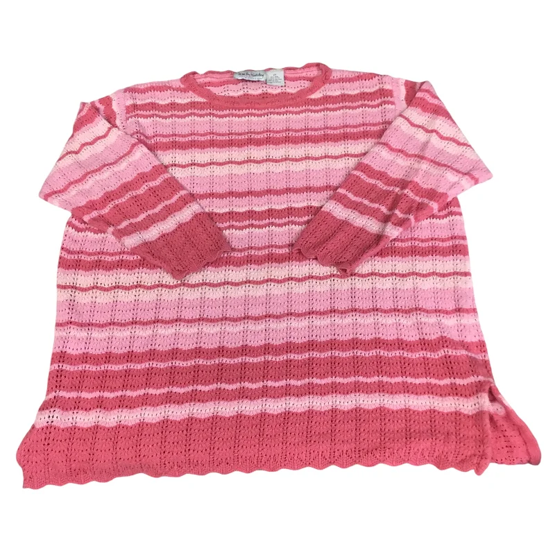 Sweater By Diane Von Furstenberg In Pink, Size: 2x