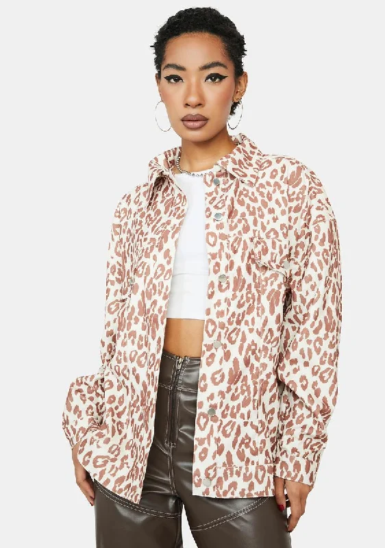 Boyfriend Leopard Jacket