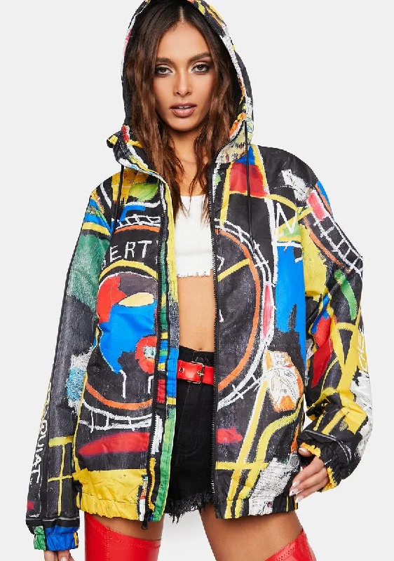 Basquiat Liberty Windbreaker Jacket