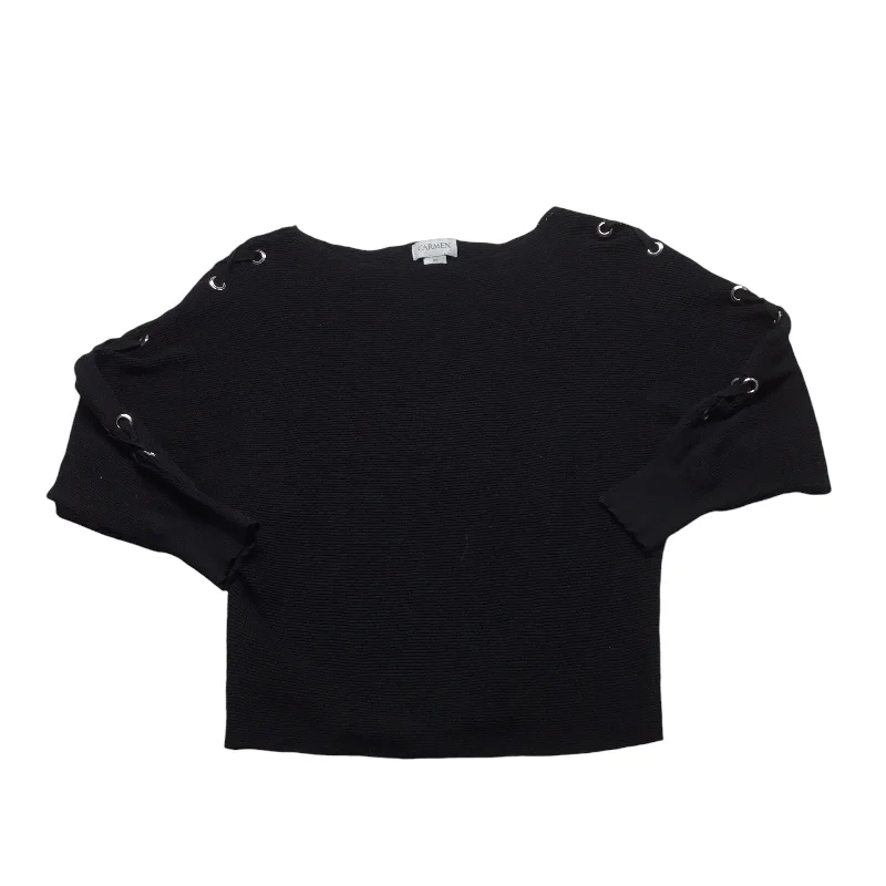 Sweater By Carmen By Carmen Marc Valvo In Black, Size: Xs