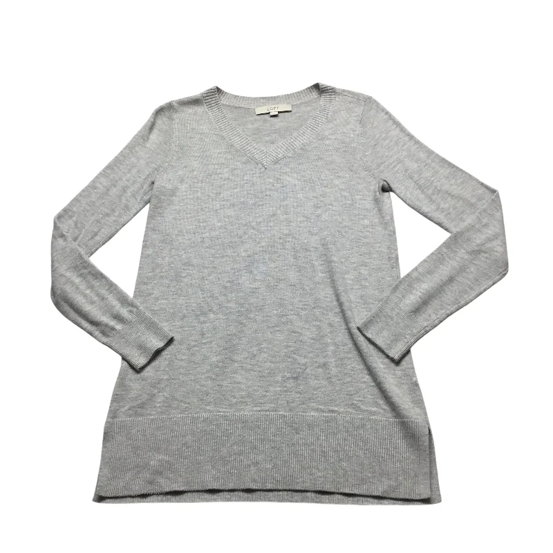 Sweater By Loft In Grey, Size: Xs