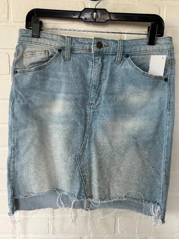 Blue Denim Skirt Mini & Short Universal Thread, Size 10