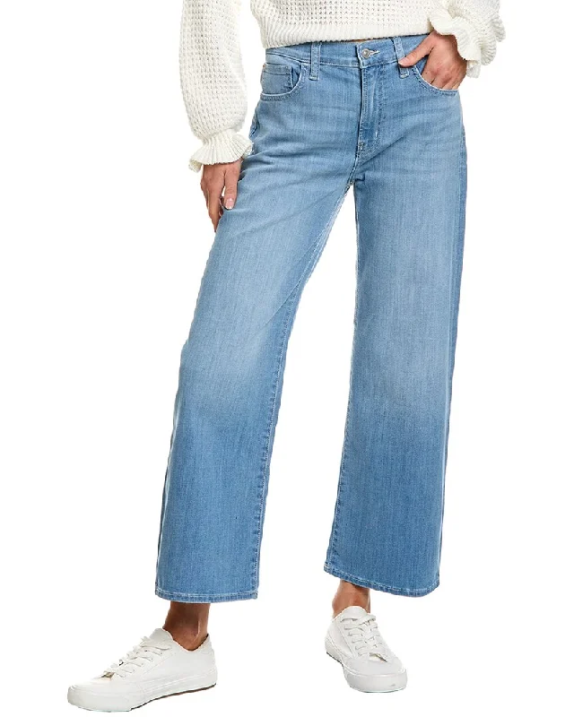 HUDSON Jeans Rosalie High-Rise Luna Wide Leg Ankle Jean