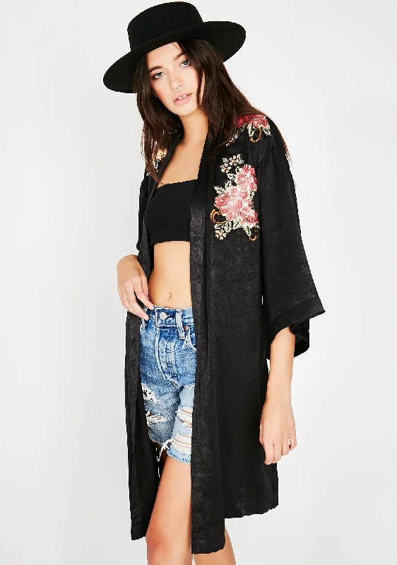 Daily Slay Floral Kimono