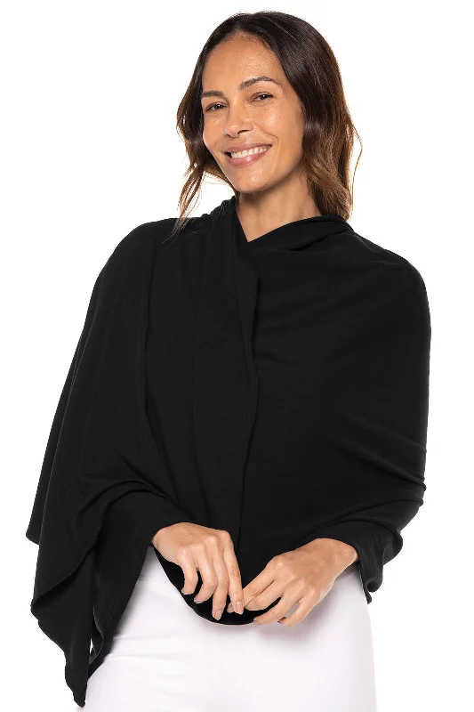 Women's Sanibel Everyday Beach Shawl | Black