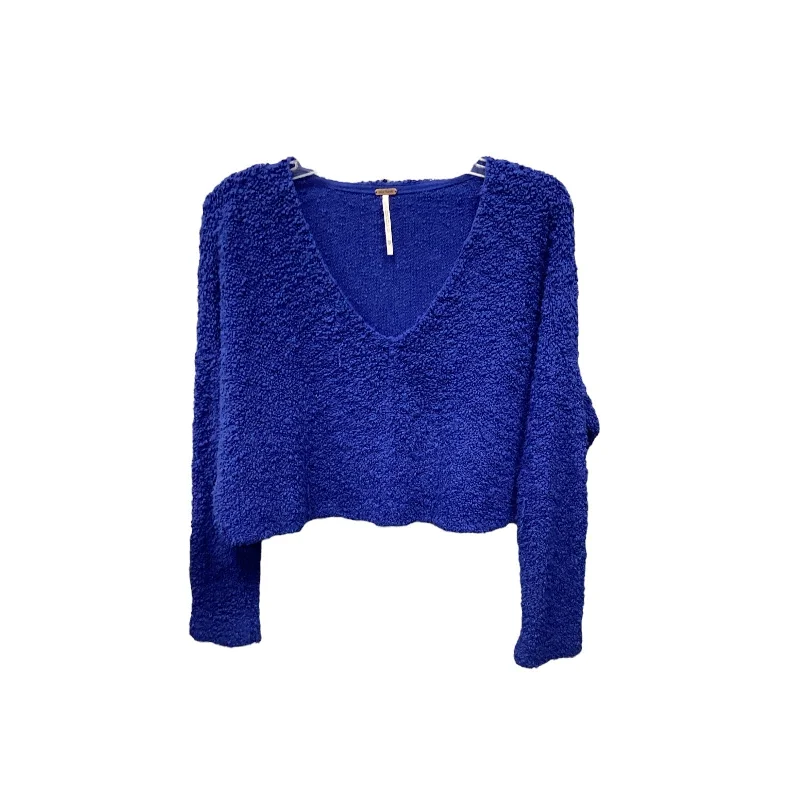 Sweater By Free People In Blue, Size: Xs