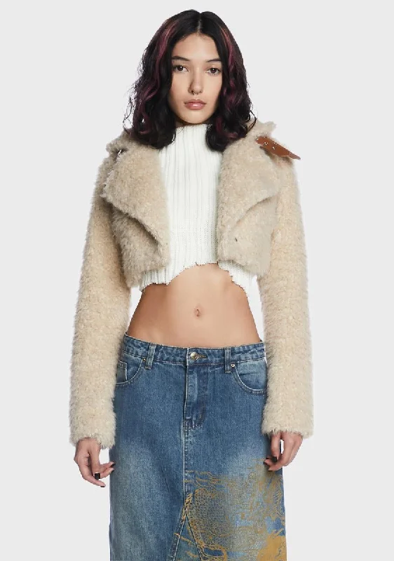 Feel Like Fall Shearling Jacket