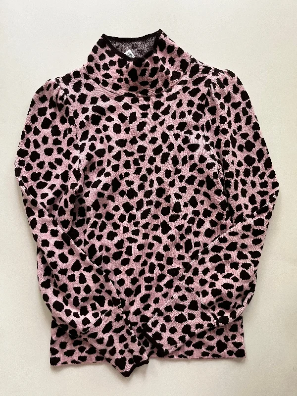 Sweater By Ann Taylor In Animal Print, Size: Xs