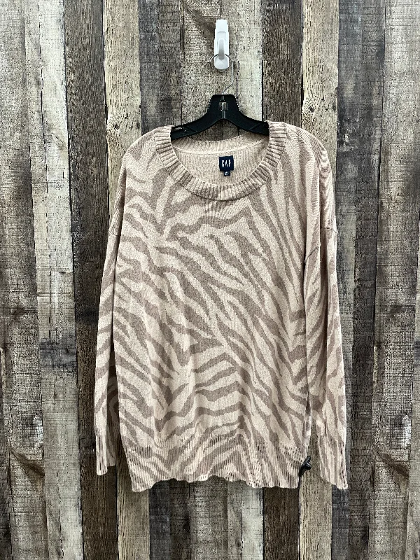 Sweater By Gap In Zebra Print, Size: M