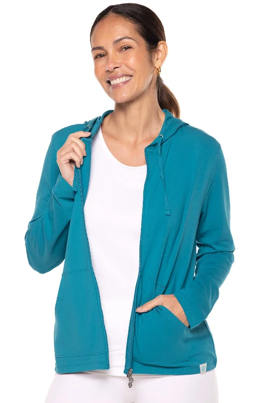 Women's Seaside Hoodie | Tahitian Teal