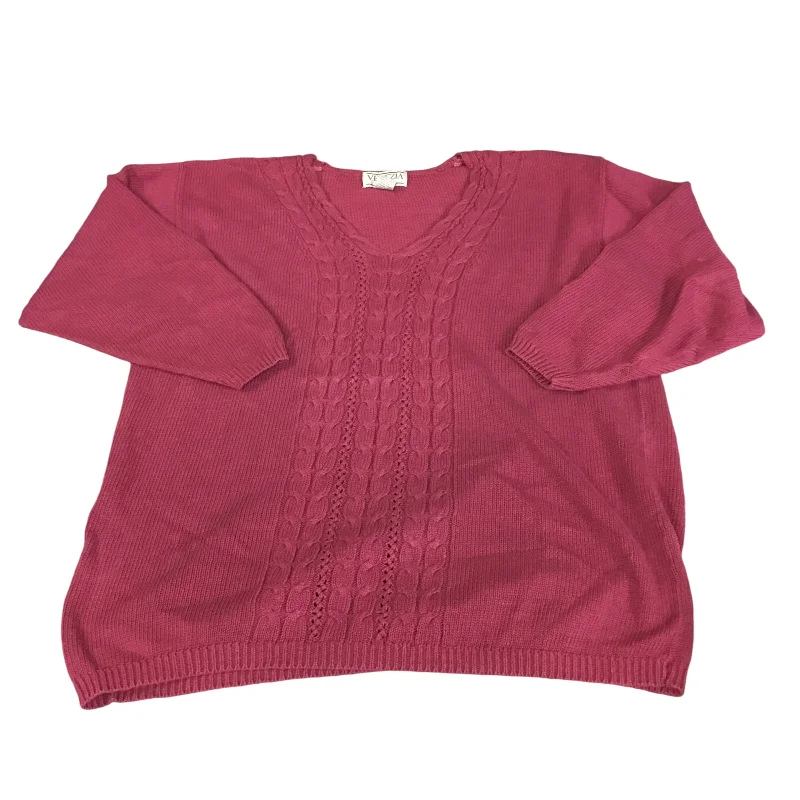 Sweater By Venezia In Purple, Size: Xl