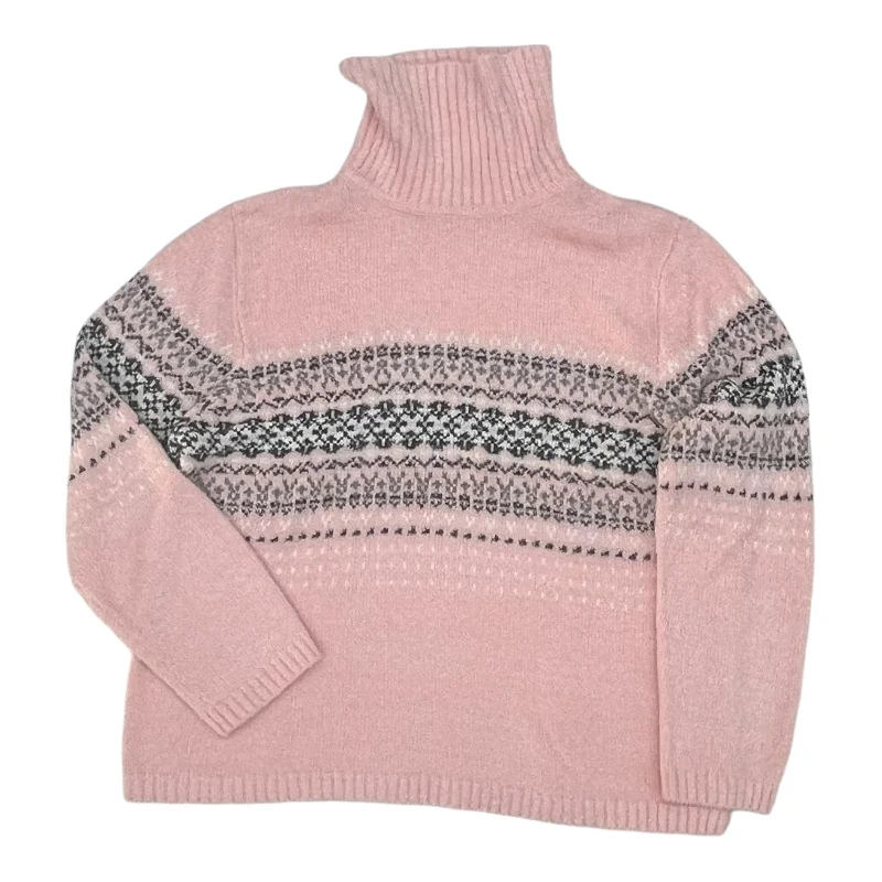 Sweater By Croft And Barrow In Pink, Size:Xl