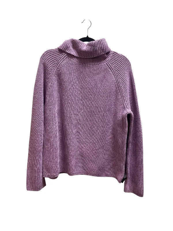 Sweater By Lands End In Purple, Size: L