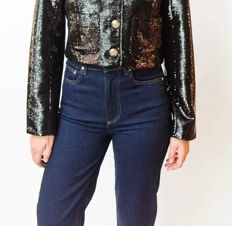 Sequin Randi Jacket In Black