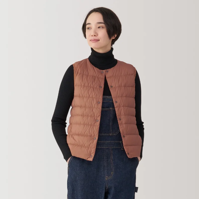 Women's Lightweight Down Collarless Vest