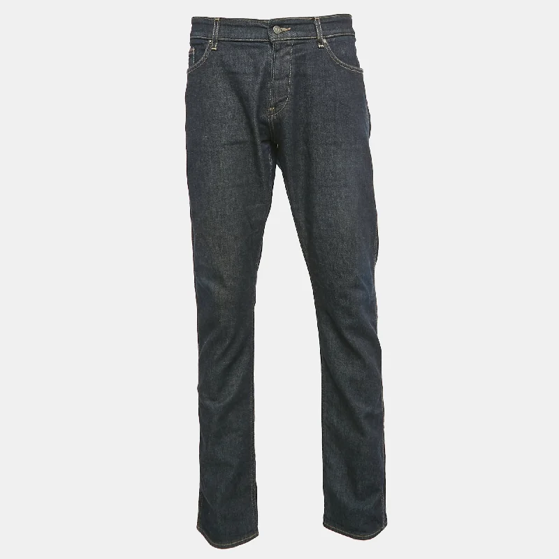 Boss By Hugo Boss Navy Blue Denim Delaware Slim Fit Jeans