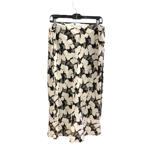 Black & White Skirt Midi Cmc, Size 16