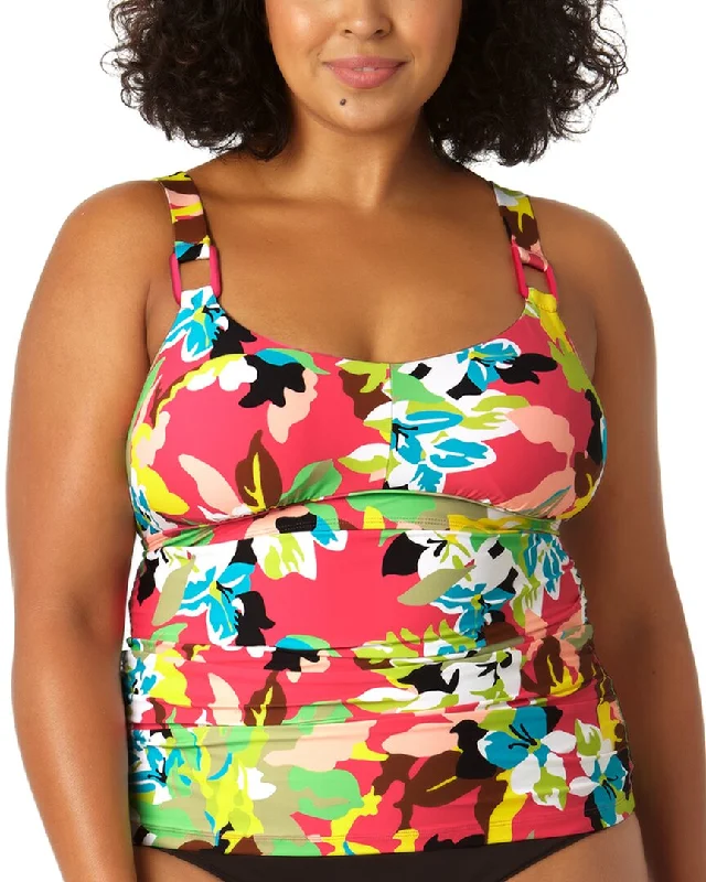 Anne Cole Easy Ring Tri Tankini