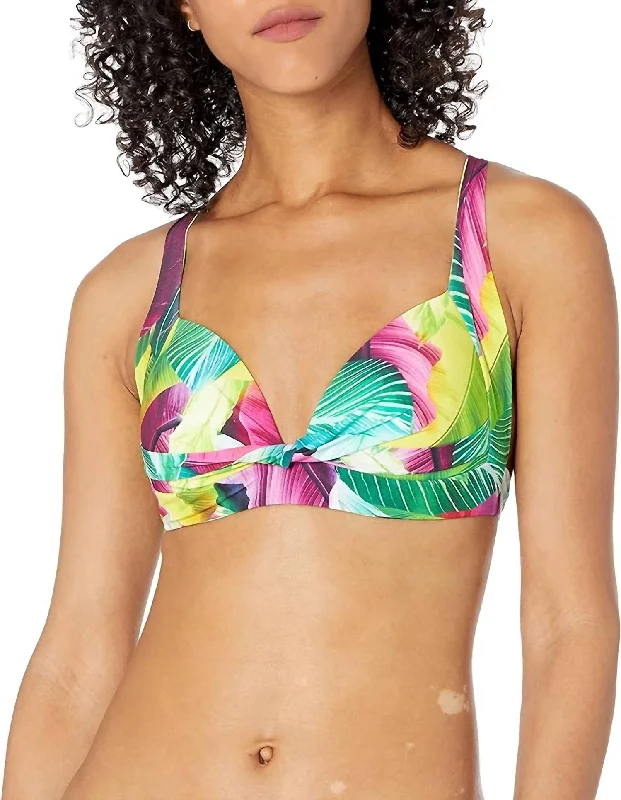 Tropic Of The Day Banded Bra In Multi