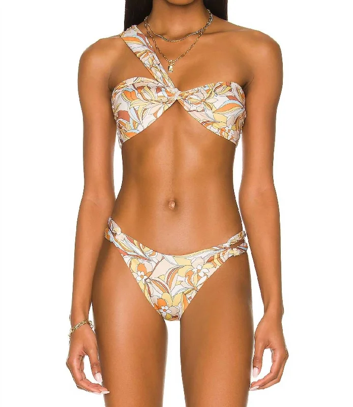 Mick Bikini Top In Soulshine Floral