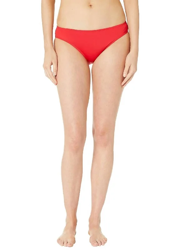 Beach Club Solids Hipster In Ribbon Red