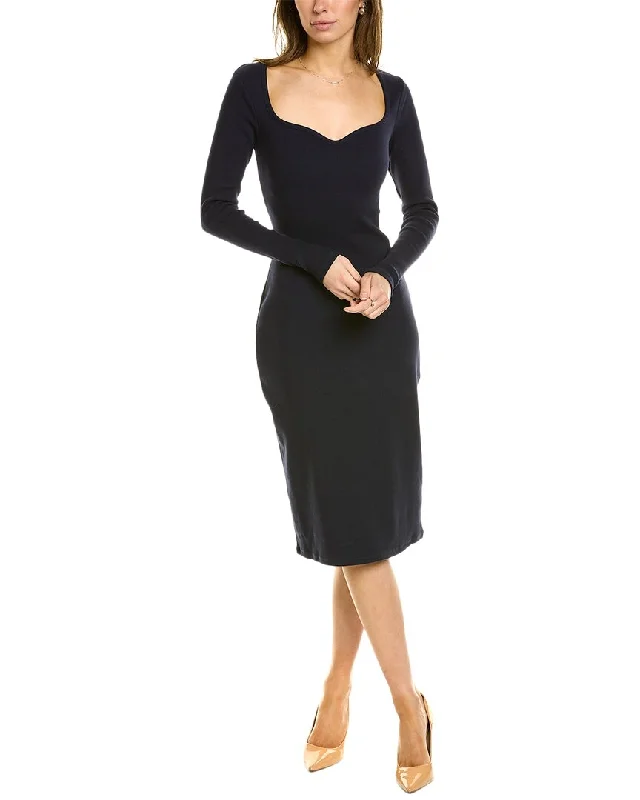 Boden Sweetheart Ribbed Jersey Sweaterdress