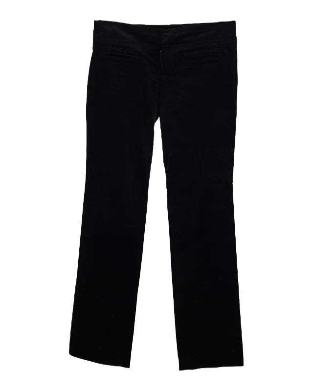 Gucci Trousers in Black Velvet