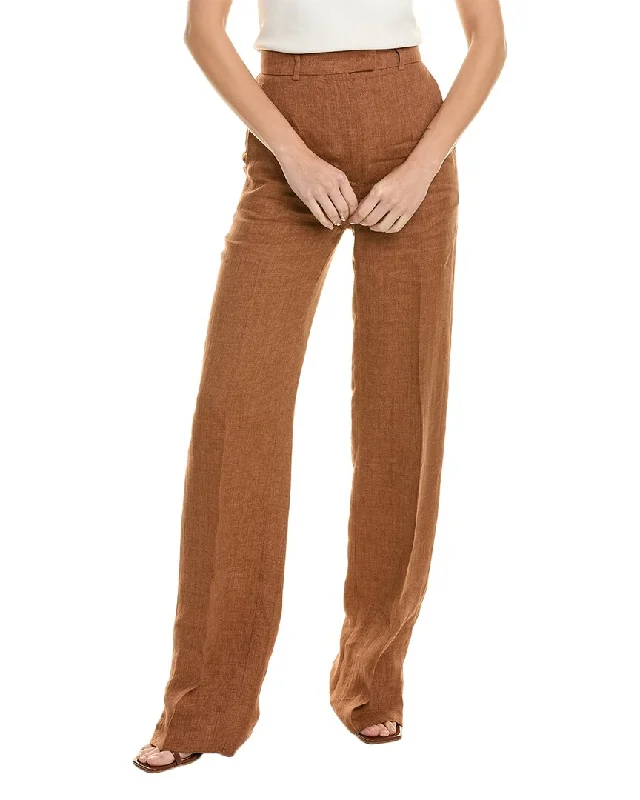 Max Mara Studio Alcano Long Linen Trouser