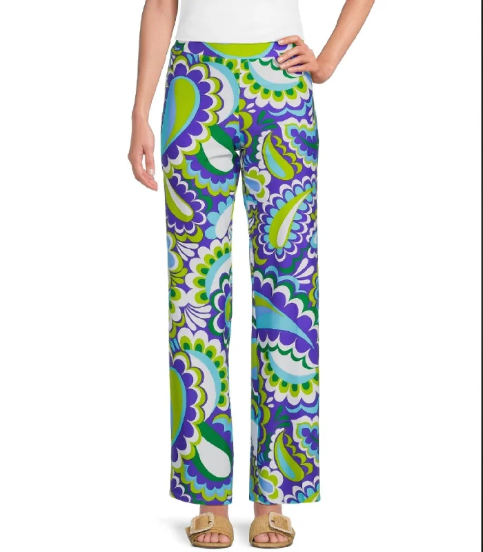 Trixie Pant In Mod Paisley